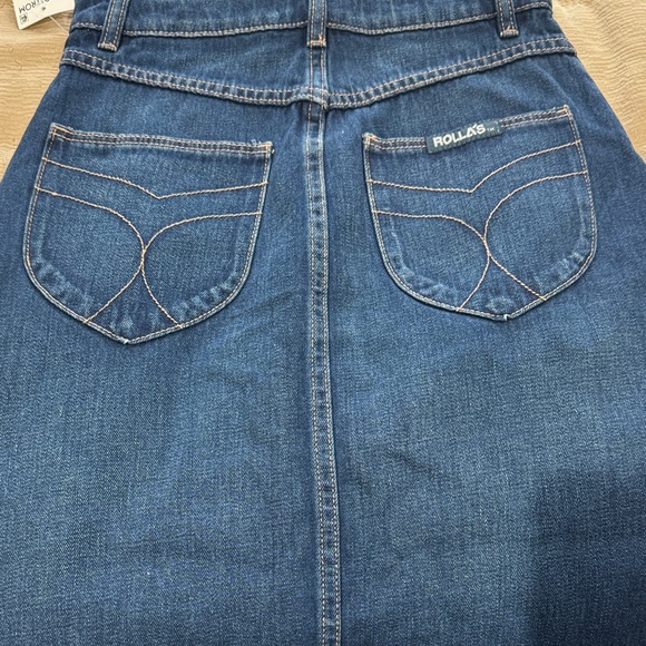 ROLLA'S Dark Blue Denim Skirt - Picture 4 of 4